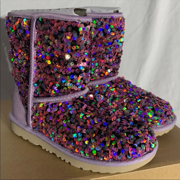 UGG Australia Classic Stellar Chunky Sequin Boots - Picture 2 of 7